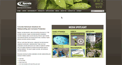 Desktop Screenshot of hycrete.com